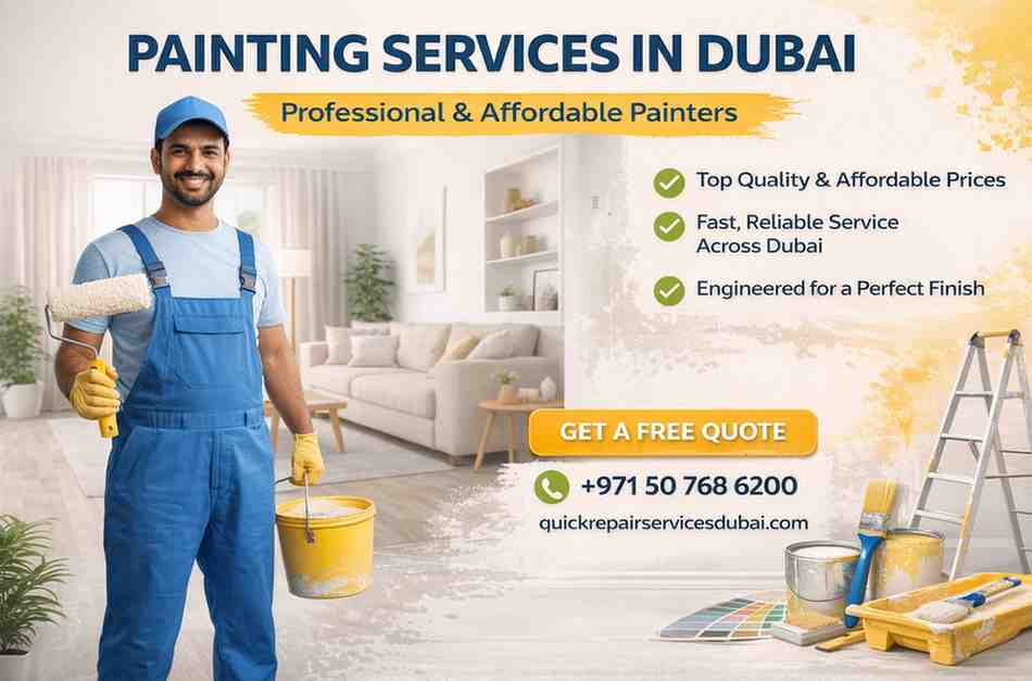 Professional and affordable painting services in Dubai