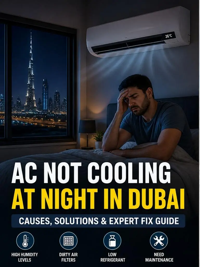 Ac is not cooling at night in dubai causes