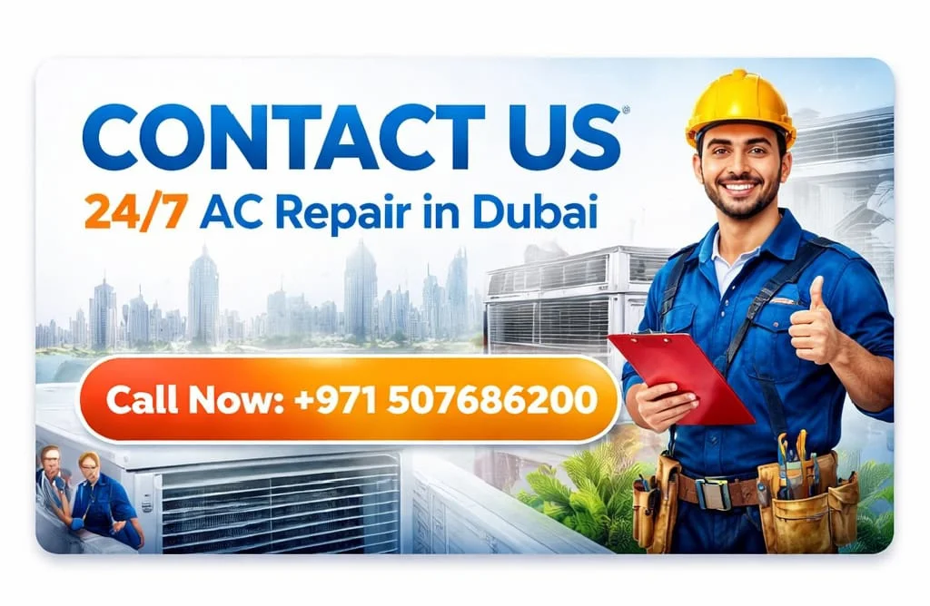 Contact Quick Repair Services Dubai for expert AC repair, installation and maintenance in Dubai